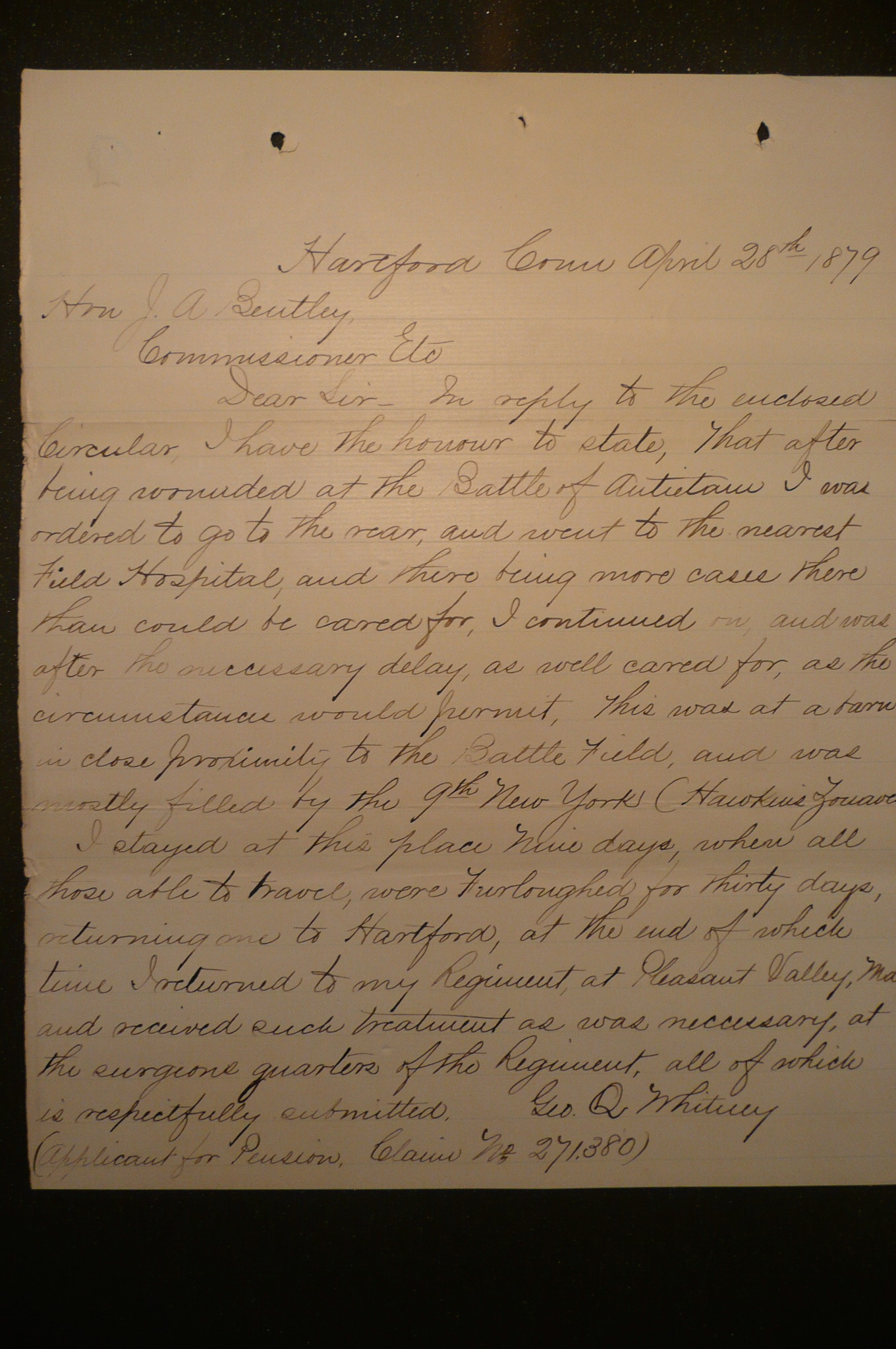 Soldier's Affidavit